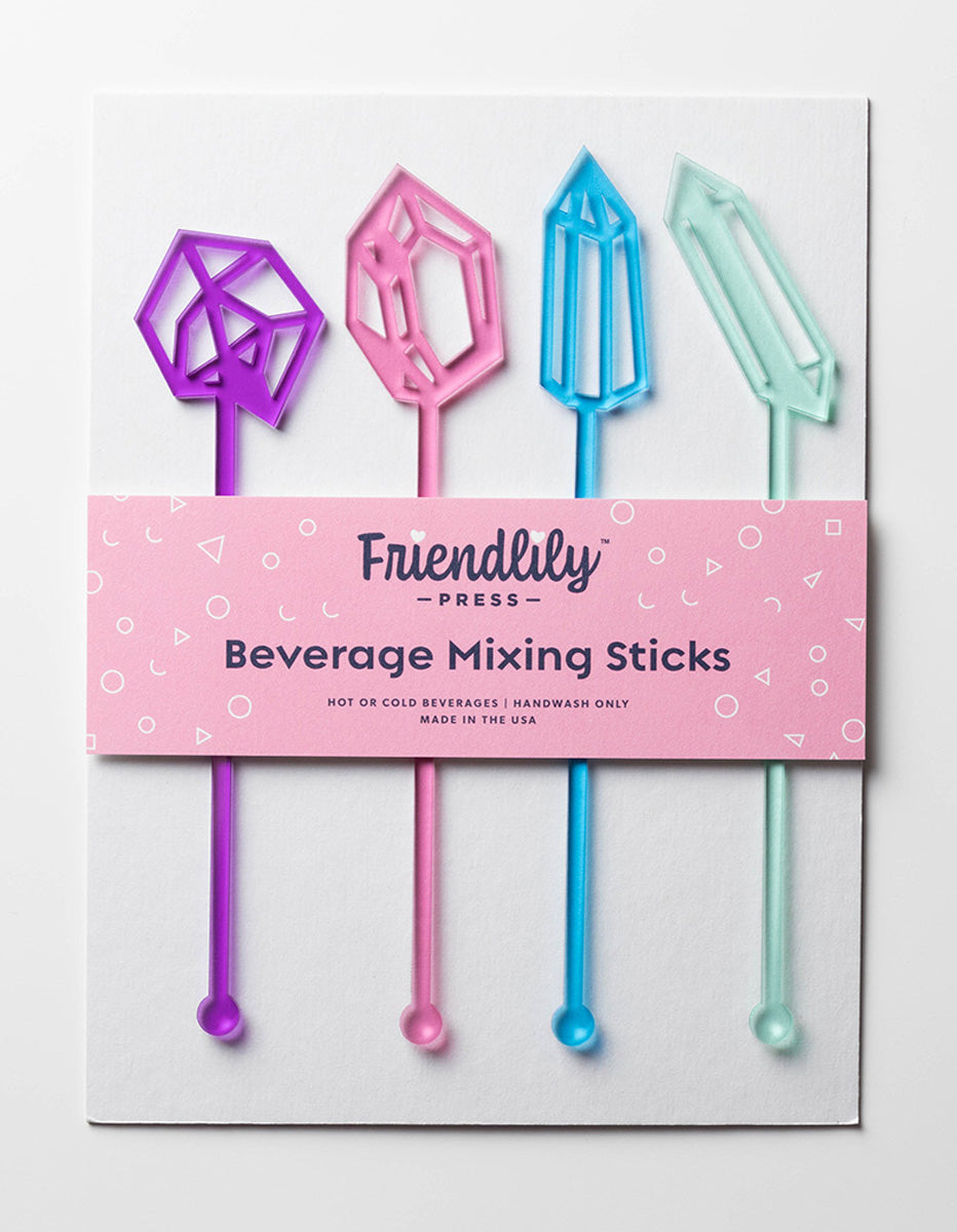 Friendlily Press Beverage Mixing Sticks – Wrapped Gift Boutique