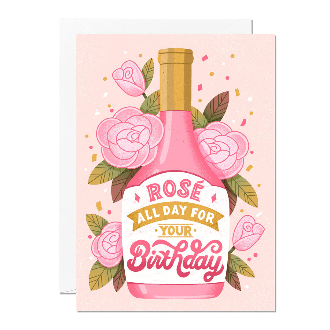 Rosé All Day Card