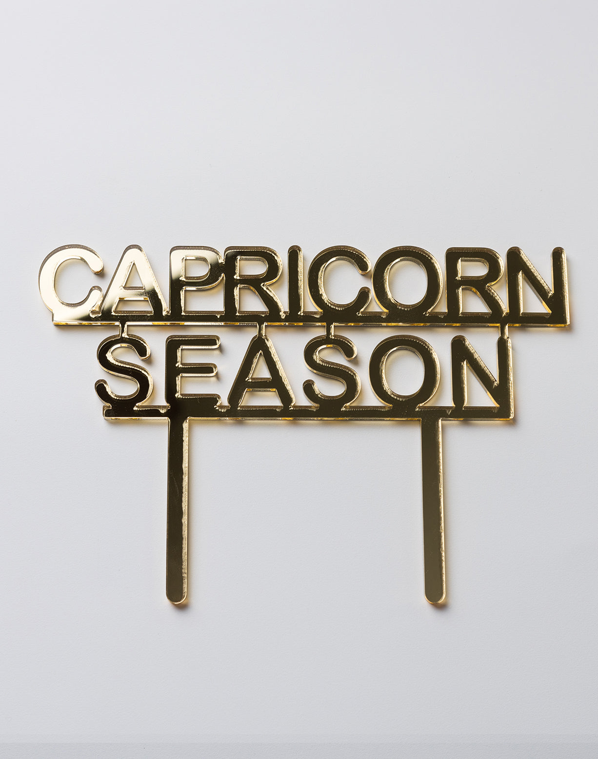 Capricorn Season Cake Topper