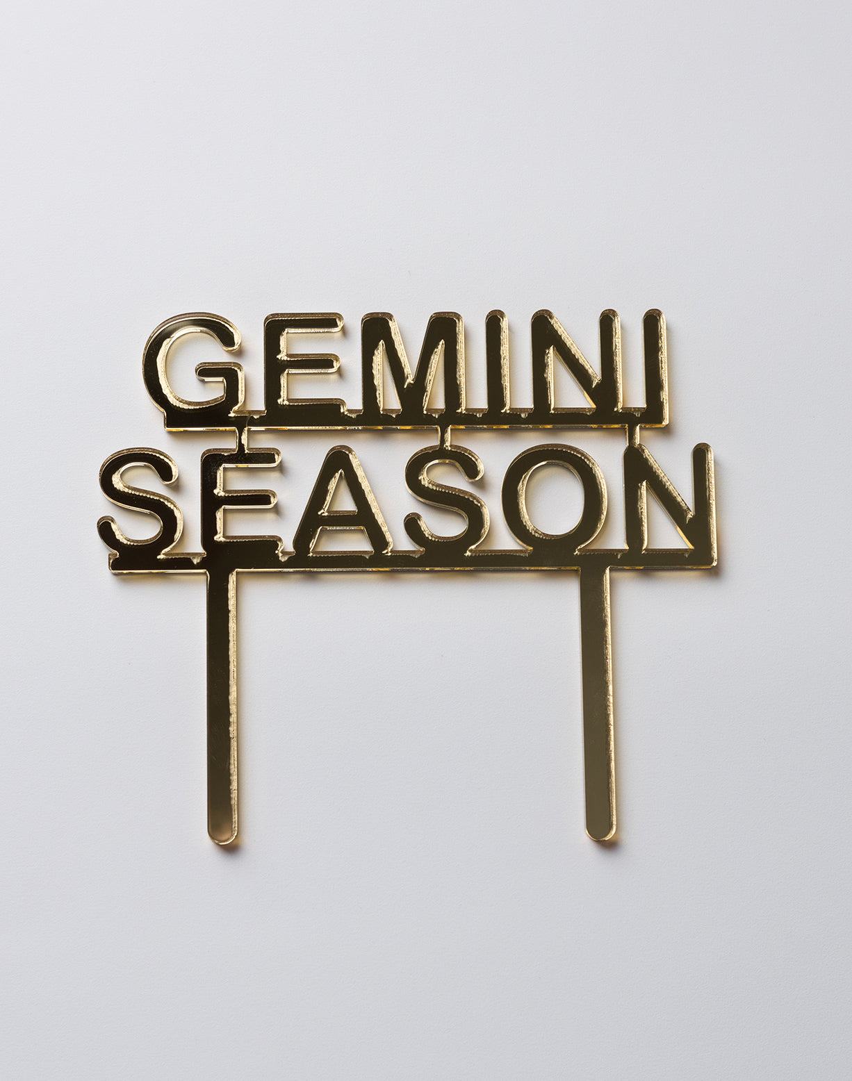 Gemini Season Cake Topper