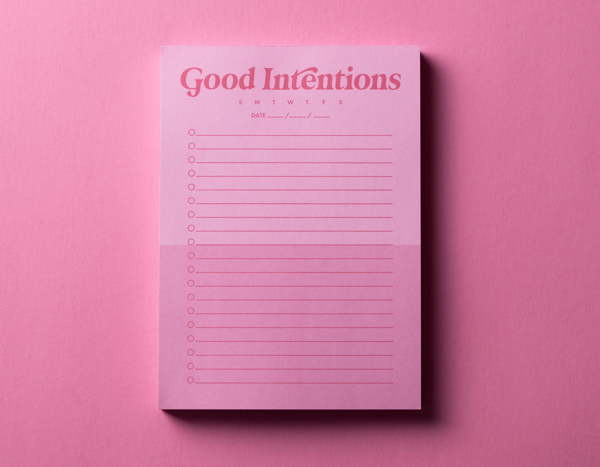 Good Intentions Notepad