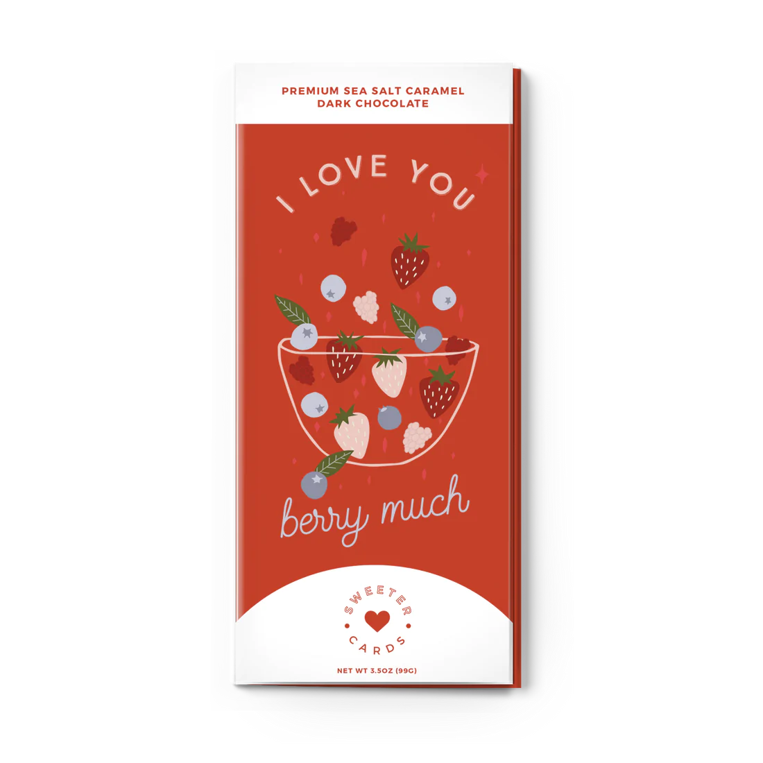 I Love You Berry Much - Chocolate Valentine's Day Card