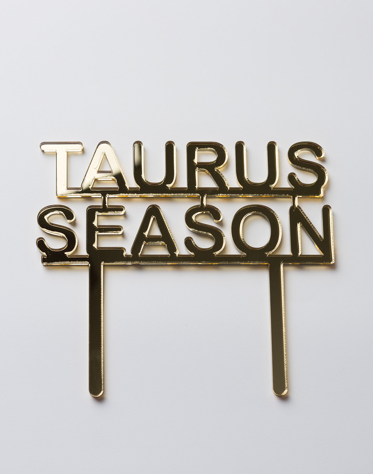 Taurus Season Cake Topper