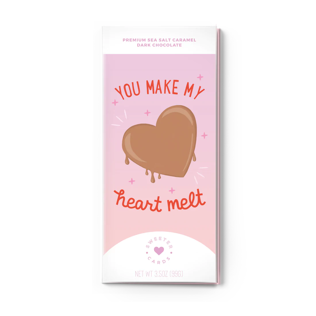 You Make My Heart Melt - Chocolate Valentine's Day Card