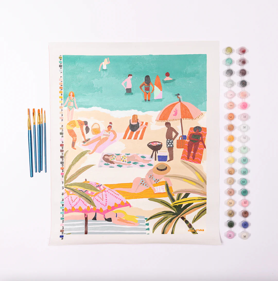 Beach Day by Hebe Studio Paint by Numbers Deluxe