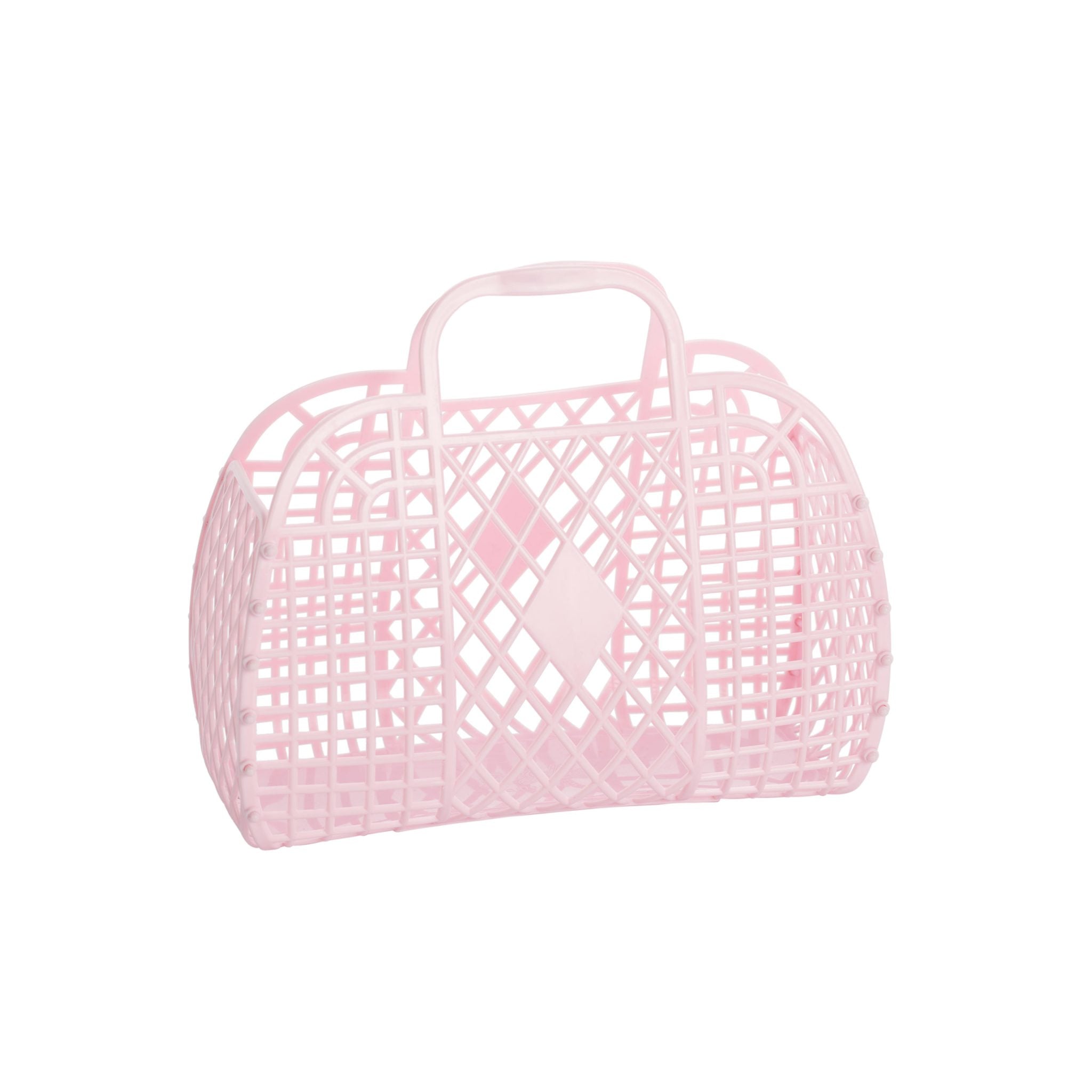 Retro Basket - Small Pink