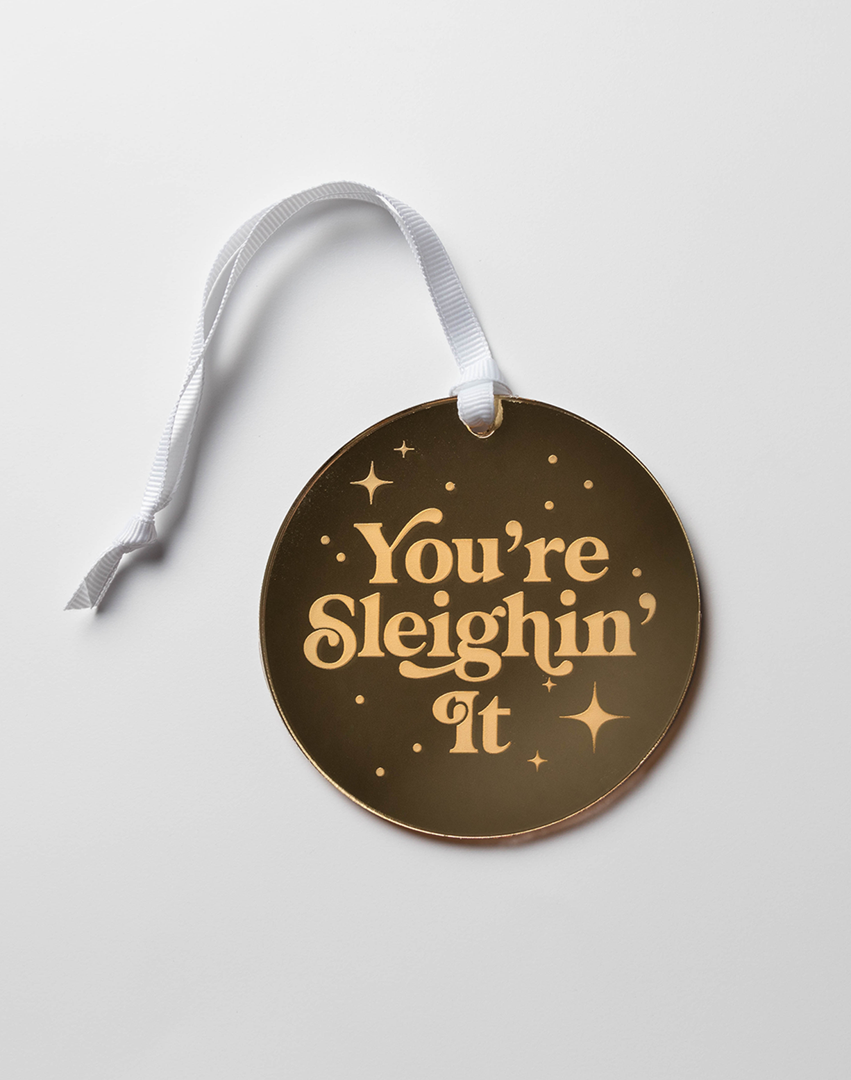 You're Sleighin' It Wine Bottle Tag